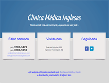 Tablet Screenshot of clinicamedicaingleses.com